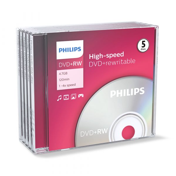 DVD+RW 5er Jewelcase 4.7GB