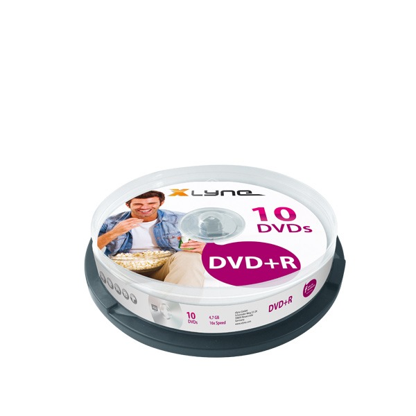 XLYNE 10er DVD +R Spindel Disk Box