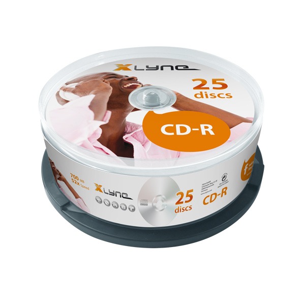XLYNE 25er CD -R Spindel Disk Box