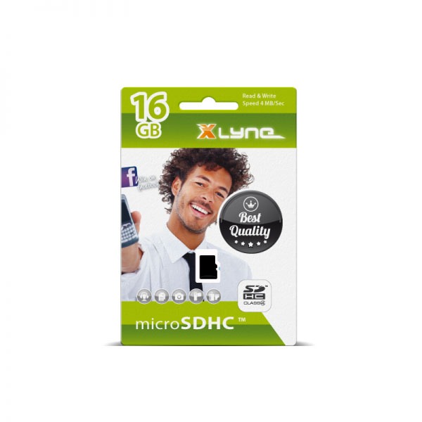 XLYNE micro SD Card 16 GB Class 4