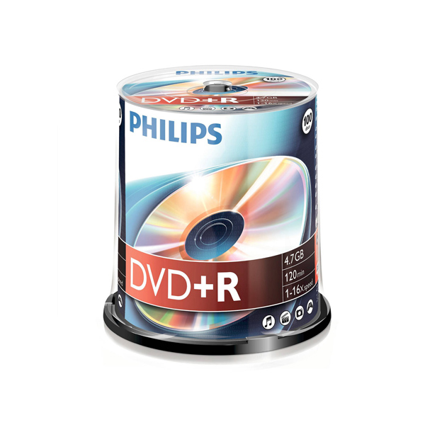 100er Spindel DVD+R von Philips