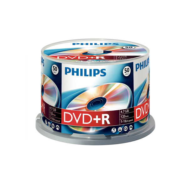50er Spindel DVD+R von Philips