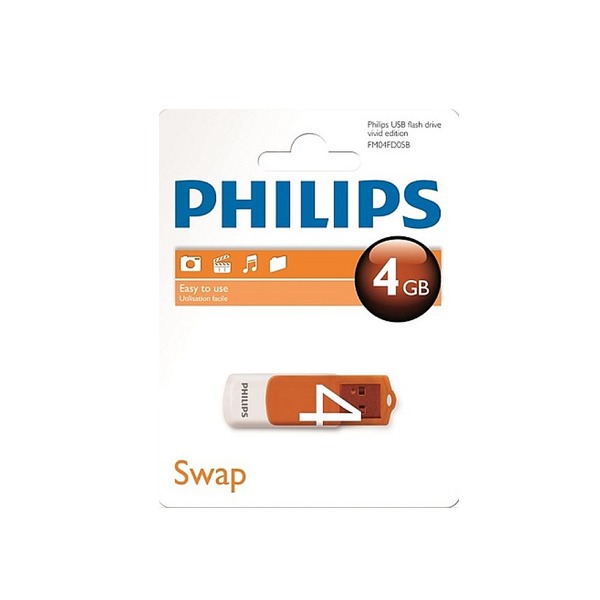 Philips 4GB USB Drive Vivid - USB 2.0