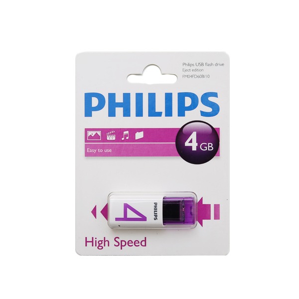 Philips 4GB USB Drive Eject - USB 2.0