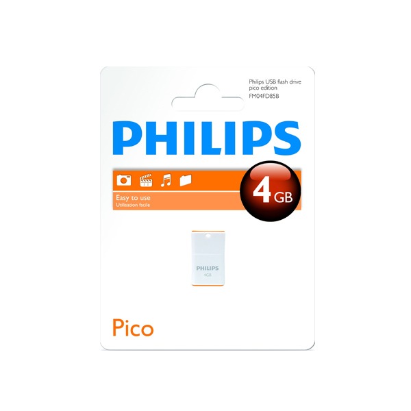 Philips 4GB USB Drive Pico - USB 2.0