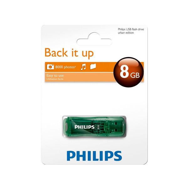 Philips 8GB USB Drive Urban - USB 2.0