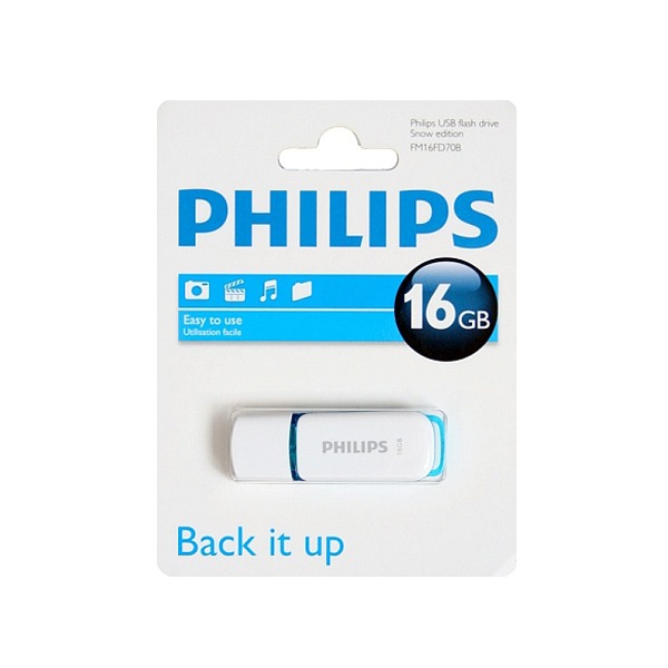 Philips 16GB USB Drive Snow - USB 2.0