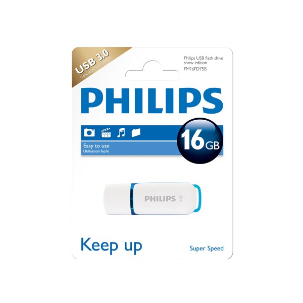 Philips 16GB USB Drive Snow - USB 3.0