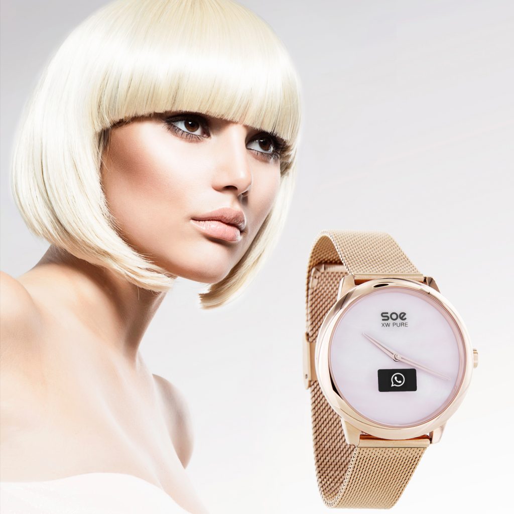 Damen Hybrid Smartwatch