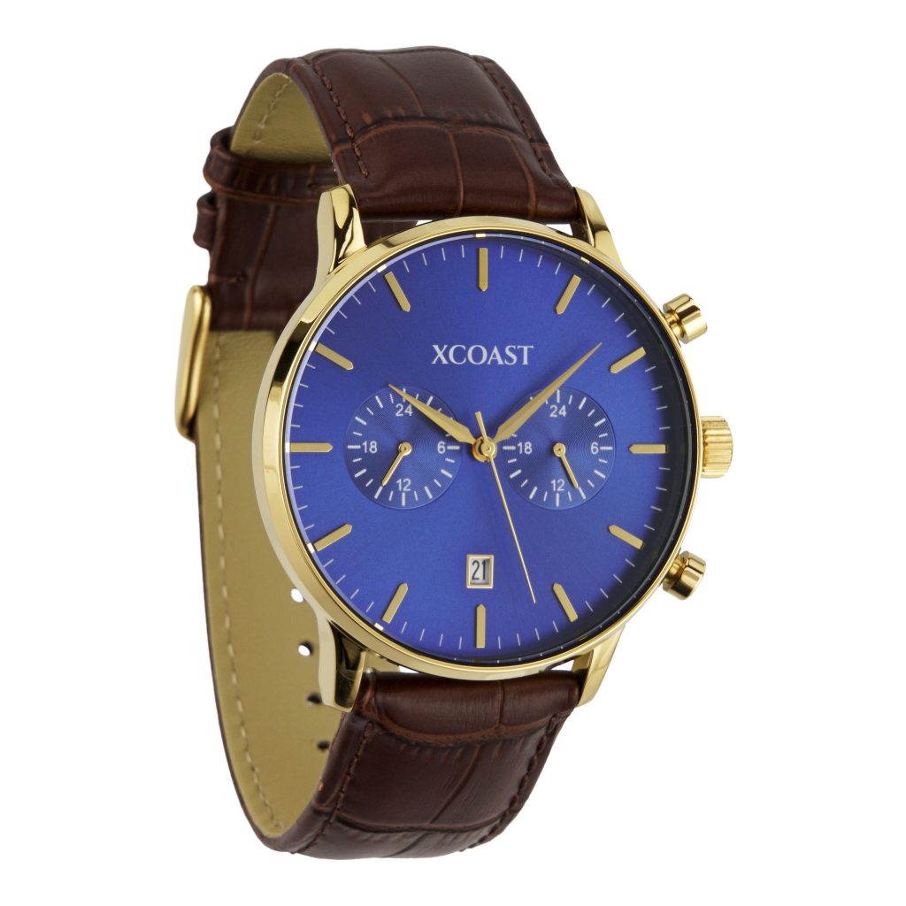 XCOAST Brown Blue watch