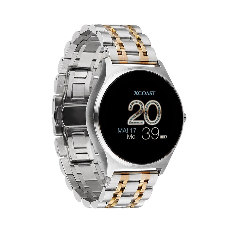 Nemlig ekko Silicon Joli XW PRO - Damen Smartwatch | Shiny Silver Fitnessuhr