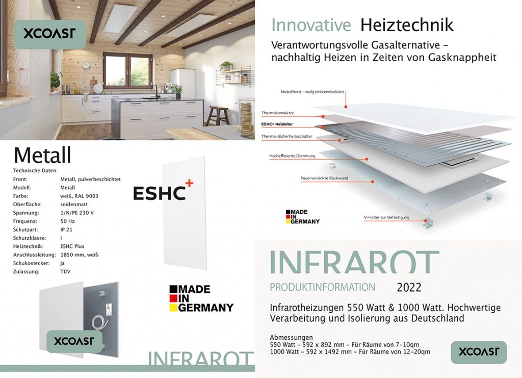 Infrarot Wandheizung