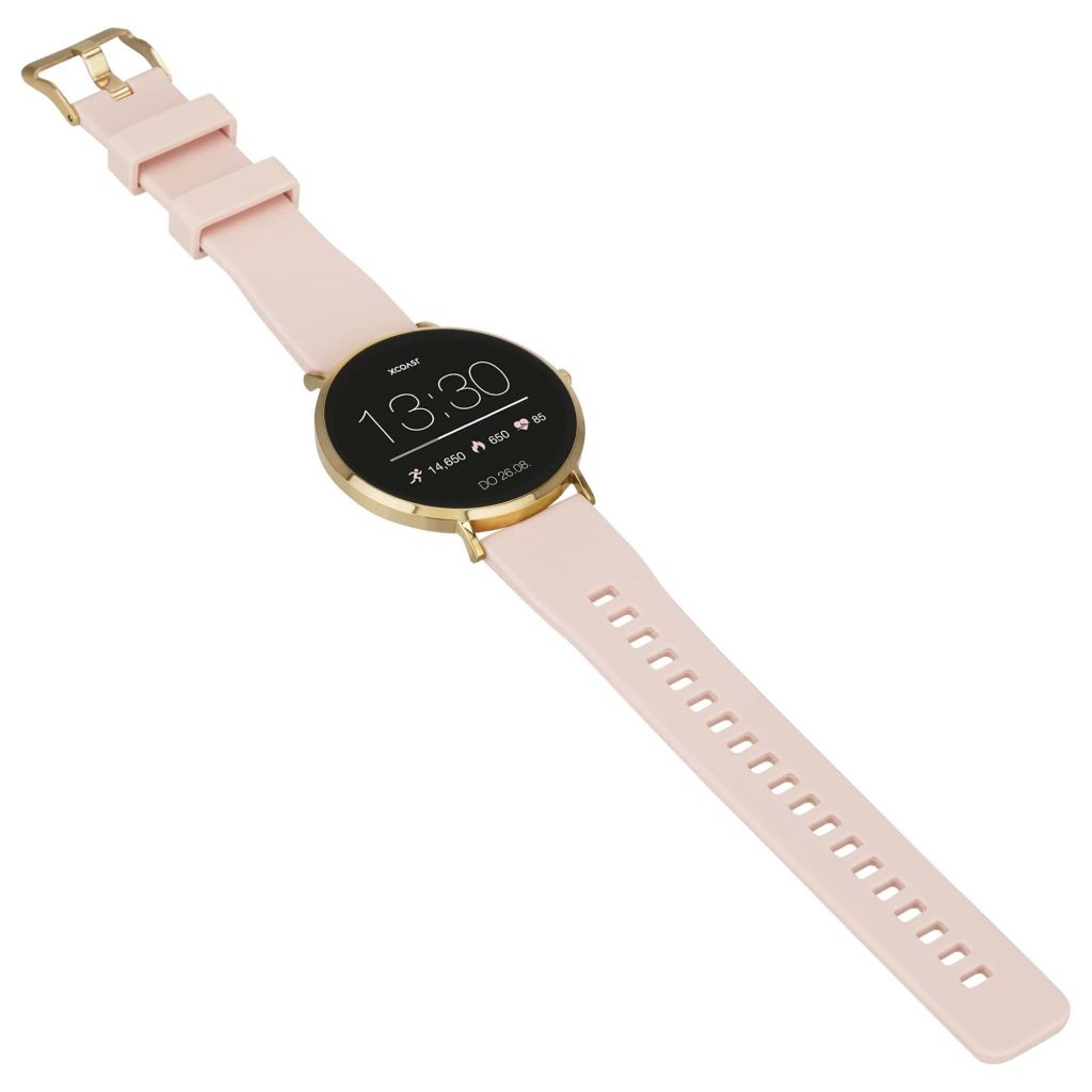 Flache elegante Uhr