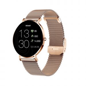 SIONA 2 Damen Smartwatch rund rosegold